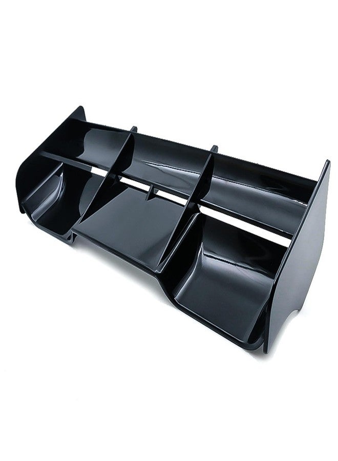 Dantenron 1/8 RC Car Force Rear Spoiler High Down Force Body Wing Tail Compatible with 1:8 Scale RC Off Road Short Course Truck Buggy Racing Car (Black) - Image 1